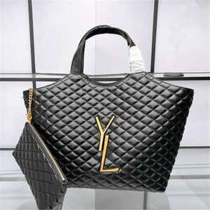 hot Luxury Designer handbags Icare Maxi Bag fashion rhombic lambskin popular Purse Shoulder Large Tote 22.8inch for woman Beach Travel shopping bags Diamond Lattice