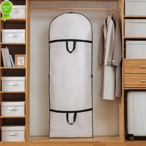 New Top Clothes Hanging Garment Dress Clothes Suit Coat Dust Cover Home Storage Bag Pouch Case Organizer Wardrobe Hanging Clothing