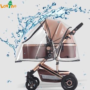 Universal Stroller Rain Cover Baby Pram Portable Waterproof Raincoat Outdoor Windproof Cover Rainy Baby Stroller Accessories L230625