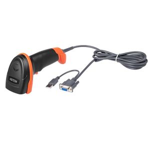 Scanners Handheld T8L/T8D Wired Barcode Scanner 1D Laser 2D -Barcode -Leser mit USB- und RS232 -Schnittstelle für die serielle Verbindung