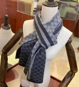 Christmas gift scarf Designer man cashmere scarf Men winter ladies Shawls Big Letter wraps pattern wool High quality plaid neckerchiefs Print Pashminas 30*1