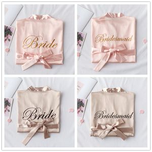 Other Event Party Supplies Bride with Team Bride Bathrobe Bride To Be Bridal Shower Bachelorette Party Bride Hen Party Bridesmaid Gift Wedding Decoration 230630