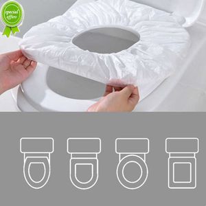 New 5/10pcs Disposable Toilet Seat Cover WC Toilet Mat Biodegradable Travel Camping Hotel Toilet Paper Pad Bathroom Accessories