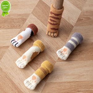 Neue 4 teile/satz Katze Klaue Stuhl Bein Kappen Gummi Füße Schutz Pads Möbel Tischdecken Socken Stecker Abdeckung Möbel Nivellierung füße