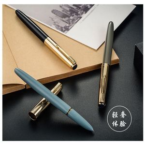 Pens Hero 120 Fountain Pen 12 K Old Adult Prezent urodzinowy prezent urodzinowy do zabrania biurowej praktyki biznesowej pisanie kaligrafii