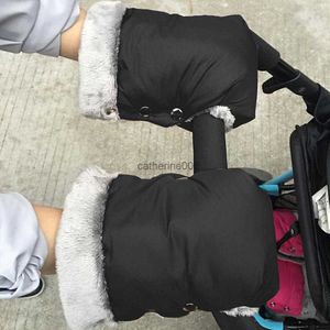 2pcs Winter Warm Stroller Gloves Waterproof Gloves Pram Accessory Stroller Mitten Winter Warm Gloves pram hand muff Mitten baby L230625