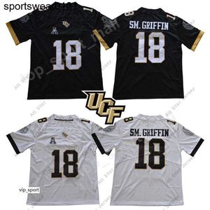 American College Football Wear NCAA University of Central Florida Shaquem Griffin Jersey Men Football Black White UCF Knights College Jerseys AAC Stitched Quality