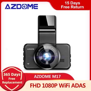 Wideorejestrator samochodowy AZDOME M17 DVR FHD 1080P WiFi kamera na deskę rozdzielczą 3 cal ekran IPS ADAS rejestrator Dashcam Night Vision Monitor do parkowania HKD230701