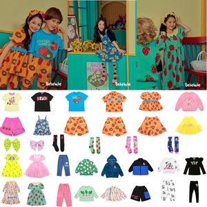 Clothing Sets Bebe Store BEBEBEBE In the spring of 2023 baseball uniforms for boys and girls cute hearts print suit sweater base 230630