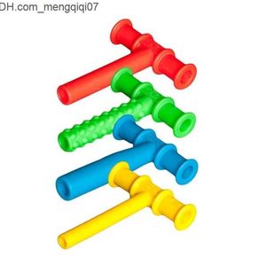 Soothers Teethers 4st Chewing Tube Chewy Teether Baby Oral Motor Chew Tools Tuxtured Autism Sensory Therapy Toys Tal Therapy Tool 220228 Z230701