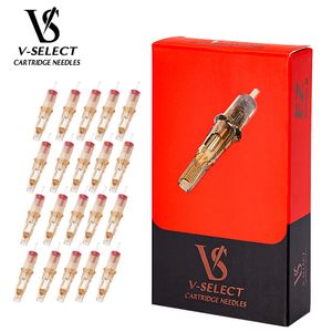 Tattoo Needles EZ V System Tattoo Cartridge Needle #12 0.35 MM #10 0.30 Curved Magnum RM for Rotary Pen Machine Grips Supply 20 PCS/Box 230630