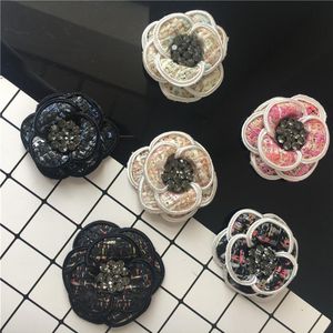 Blume DIY Zubehör Kamelie Kreuz Rose Zubehör antike Haarschmuck Kopf Schuh Blume Material216O