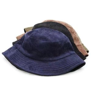 Fashion Solid Color Light Plate Corduroy Fisherman's Hat Outdoor Sports Basin Hat Sunscreen Visor Hat Wholesale DF256
