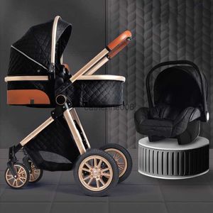2023 novo carrinho de bebê 3 em 1 alta paisagem carrinho de bebê reclinável carrinho de bebê dobrável carrinho de bebê puchair recém-nascido