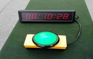 15-Zoll-29-cm-Knopf-LED-Countdown-Uhr StoppuhrLinien-Knopf-ResetFernbedienung School Rush Answer Competition Game Timer2955167