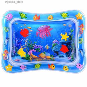 Brinquedo inflável para bebês com estampa de animais marinhos, brinquedo infantil para recém-nascido, menino, menina, entretenimento aquático, brincar, nadar, pai e filho, Inte L230518