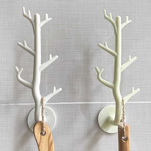 New Nordic Japanese Branch Hook Wall Decor Key Holder Organier Storage Sticky Hooks Coat Rack Hanger Home Decorative Hooks