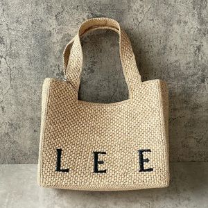 Damen-Strohtaschen mit Webstickerei, Herren-Bast-Gymnastik-Handtaschen, Einkaufstasche, Designer-Urlaub, Strand-Clutch, Font-Einkaufstasche, luxuriöse Schultertasche, Umhängetaschen