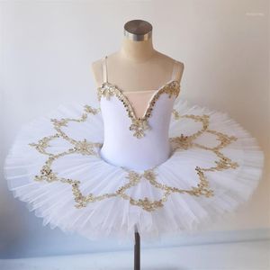 Scenkläder rosa blå vit ballerina klänning professionell balett tutu barn barn flickor vuxna svan sjö kostymer balet kvinna outfits1272y