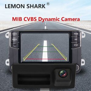 Bil dvr CVBS Rearview Intelligent Dynamic Trajectory Backkamera med Trunk Switch För VW MIB Radio RCD330 RCD360 280BHKD230701