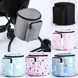 Waterproof Linen Baby Stroller Organizer Bag Mum Diaper Bag Universal Large Capacity Baby Carriage Storage Bag Baby Accessories L230625