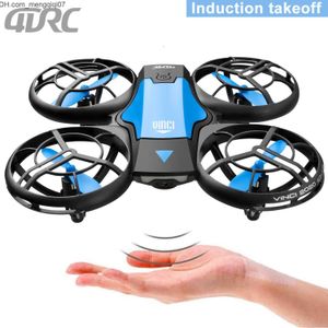 電気/RC航空機電気航空機4DRC V8 MINI DRONE 4K 1080P HD AROWANGE CAMAGER WIFI FPVDRONE高さキープ折りたたみ式クアッドコプタートイギフト230213 Z230701