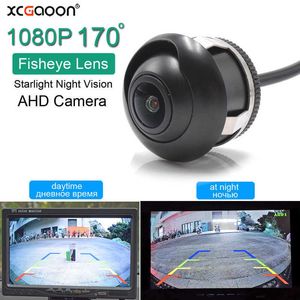 Araba DVR XCGAOON AHD 1920X1080P Kamera 170 Derece Balık Göz Lens Starlight Gece Görüş