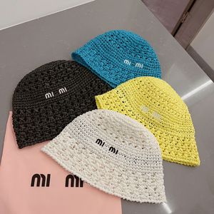 Luxury Designer Bucket Hat Summer Straw Hat fashion hat Handmade with Letters Suitable for Summer Beach Travel Beautiful very good