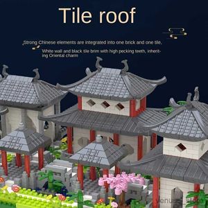 Blocks Children's Suzhou Garden Build Building Micro-Armaticle Puzzle Montaint Montaż R230701