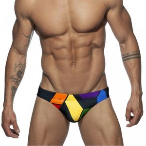 Roupa de banho masculina marca cuecas de natação cintura baixa com almofada pushup shorts sexy calções boxers banho de verão para o comprador antigo 230630