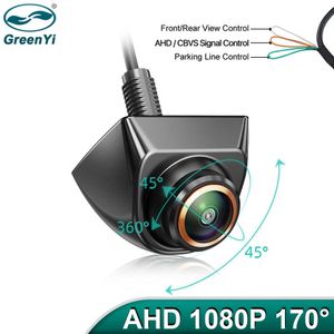 Car dvr GreenYi AHD 1920x1080P Night Vision 360 Degree Adjustable Fisheye Lens Cam FrontSideRear View CameraHKD230701