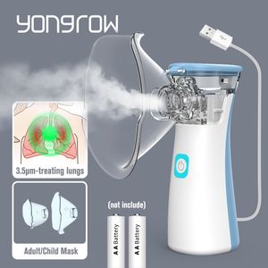 Other Health Beauty Items Yongrow Silent Mesh Nebulizer Handheld Asthma Inhaler Atomizer Children Care Mini Portable Humidifier 230701