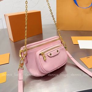 Borse a tracolla da donna Borsa da cintura di design Mini marsupio Moda Trend Goffratura Rendering Gradiente Colori estivi Borsa a tracolla da uomo Marsupio a tracolla