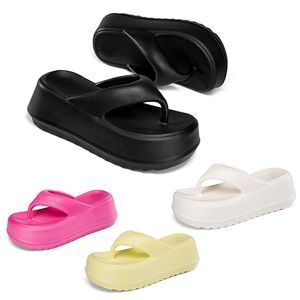 Sandali da spiaggia Aumenta le scarpe da donna con pantofola firmate Rosa Bianco Giallo Nero Scarpe impermeabili da donna