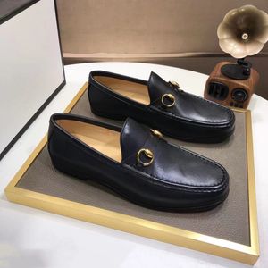 Designer-Herren-Loafer aus dem Jahr 1953 aus schwarzem Leder zum 60-jährigen Jubiläum. Abendschuhe mit flacher Sohle, klassische Hochzeitsmode-Schuhe 03
