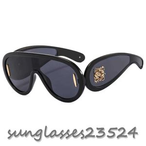 Occhiali da sole firmati di lusso occhiali da sole di marca di moda occhiali da sole con montatura grande per donna uomo occhiali da sole da viaggio unisex pilot sport lunette de soleil nero