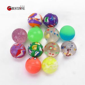 Balloon 20Pcs NO 32MM 30MM Elastic Ball High Bouncy Bouncing can flow on the water Rubber Many kinds of styles For Children Kids 230630