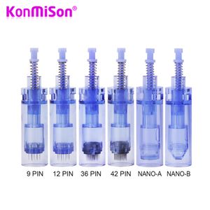 Tattoo Needles 10/50PCS Bayonet Electric Derma Pen Needles 9 /12/ 36 pin/ Nano Cartridge Needle For A1 Auto Dr. Pen Tattoo Needles Tip 230630