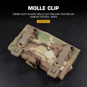 Sacos ao ar livre tático molle bolsa militar clipe bolsa estojo de telefone ferramenta edc design de liberação rápida acampamento caça acessórios 230630