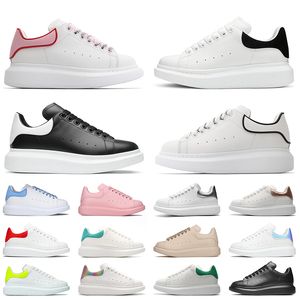 Top Quality Platform Mens Womens Casual Designer Shoes Luxury Golden Sneakers White Black Pink Foam Red White Smooth Calf Leather Runners Flat Trainers