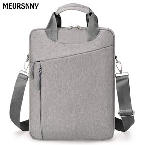 Laptop Bags Vertical Bag For Pro 13 Portable Notebook Case 143 Inches Business Computer Cover With Adjustable Shoulder Strap 230701