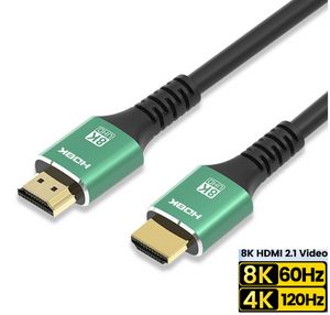Кабели HDMI 8K UHD шнур 4K 120 Гц 48 Гбит / с Ультра-высокоскоростной HDMI 2.1 Кабельные линии проволоки HDMI-совместимый удлиняющий кабель для ноутбука HDTV Выключатель Выключатель HDTV Выключатель HDTV.