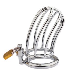 Small Penis Lock Cock Cage Male Chastity Urethral Catheter Penis Ring Chastity Device BDSM Sex Toys Bondage Toy