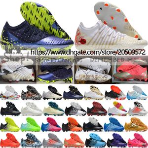 أرسل مع حقيبة عالية الجودة أحذية كرة القدم لكرة القدم Future Z 1.3 Teazer FG World Cup Knit Socks أحذية للرجال أرضية صلبة جلد ناعم مريح مدربين كرة القدم