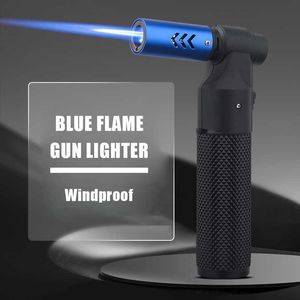 Honest Gun Strong Windproof Blue Flame Cigar Adjustment Spray 1300 ° Outdoor Camping Stylish Torch Lighter Gadgets U0EB