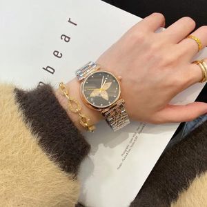 Womens Watches Fashion Watches High Quality Crystal Style Steel Band Quartz Wrist Watch Montre de Luxe Gifts A43