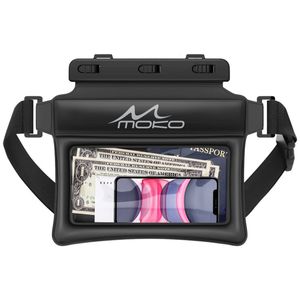 Наружные сумки MoKo Водонепроницаемый чехол для телефона Fanny Pack Плавающая сухая сумка Плавательная талия Подводный лыжный дрейф Дайвинг для iPhone 1313 Pro Max 230630