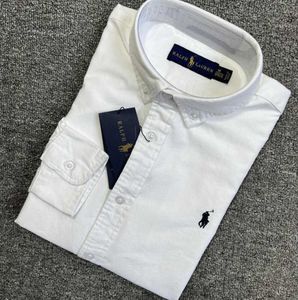 2023 Little Horse Camicia da uomo Polo manica lunga Business Autunno Tempo libero da uomo Casual sciolto Corrente di marea Design del flusso di potenza 548ess