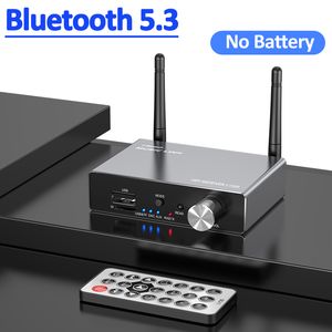 MP3 4 Adapters Bluetooth Transmitter Receiver BT5.3 Stereo Low Latency AUX 3.5mm Optical Wireless Music Audio Adapter Remote Control For TV PC 230701