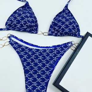 G Designers Women Swimodears Designer Plaid Print Bikini seksowne zestawy bikini dwa kawałki na plaży piaszczyste plażowe stroje kąpielowe letni kostium kąpielowy